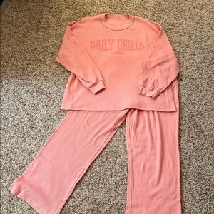 Daily Drills Sport Thermal Set in Dusty Rose (PANTS ONLY)